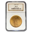 1909-S $20 Saint-Gaudens Gold Double Eagle MS-63 NGC 1909-S $20 Saint-Gaudens Gold Double Eagle MS-63 NGC