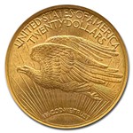 1909-S $20 St Gaudens Gold Double Eagle MS-63 NGC