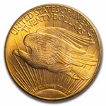 1909-S $20 St Gaudens Gold Double Eagle MS-65 PCGS