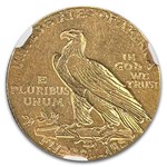 1909-S $5 Indian Gold Half Eagle AU-55 NGC