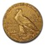1909-S $5 Indian Gold Half Eagle AU-55 PCGS CAC