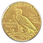 1909-S $5 Indian Gold Half Eagle MS-62 PCGS