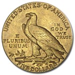 1909-S $5 Indian Gold Half Eagle XF