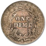 1909-S Barber Dime AG