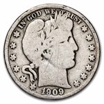 1909-S Barber Half Dollar Good