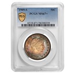 1909-S Barber Half Dollar MS-67+ PCGS CAC