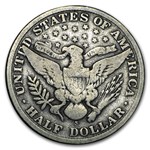 1909-S Barber Half Dollar VG