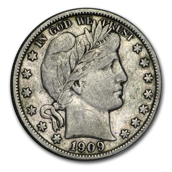 1909-S Barber Half Dollar XF 1909-S Barber Half Dollar XF