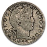 1909-S Barber Quarter Good