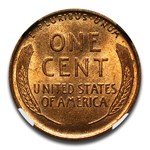 1909-S/Hor S Lincoln Cent MS-65 NGC (Red)