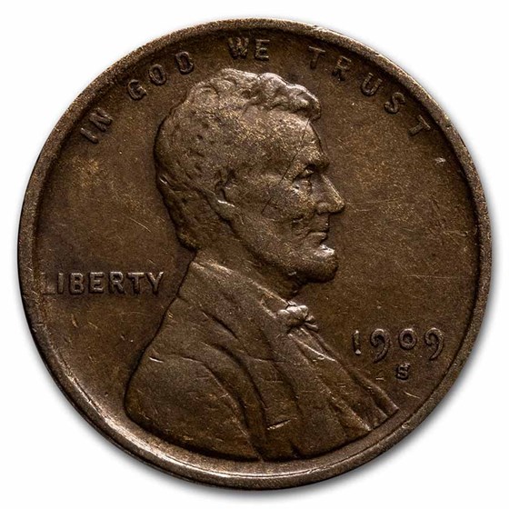 1909-S/Horizontal S Lincoln Cent VF 1909-S/Horizontal S Lincoln Cent VF