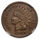 1909-S Indian Head Cent AU-53 NGC (Brown)