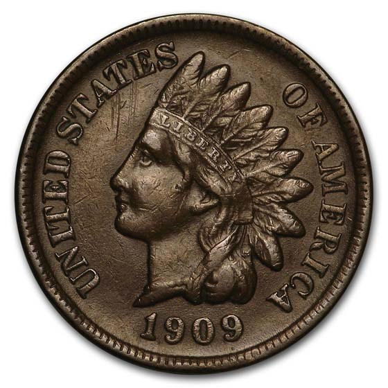 1909-S Indian Head Cent AU 1909-S Indian Head Cent AU