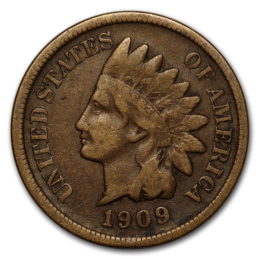 1909-S Indian Head Cent Fine