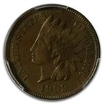 1909-S Indian Head Cent MS-62 PCGS CAC (Brown)