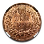 1909-S Indian Head Cent MS-63 NGC (Red/Brown)