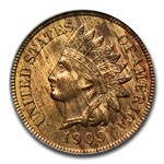 1909-S Indian Head Cent MS-64 PCGS (Red/Brown)