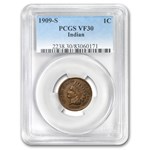 1909-S Indian Head Cent VF-30 PCGS