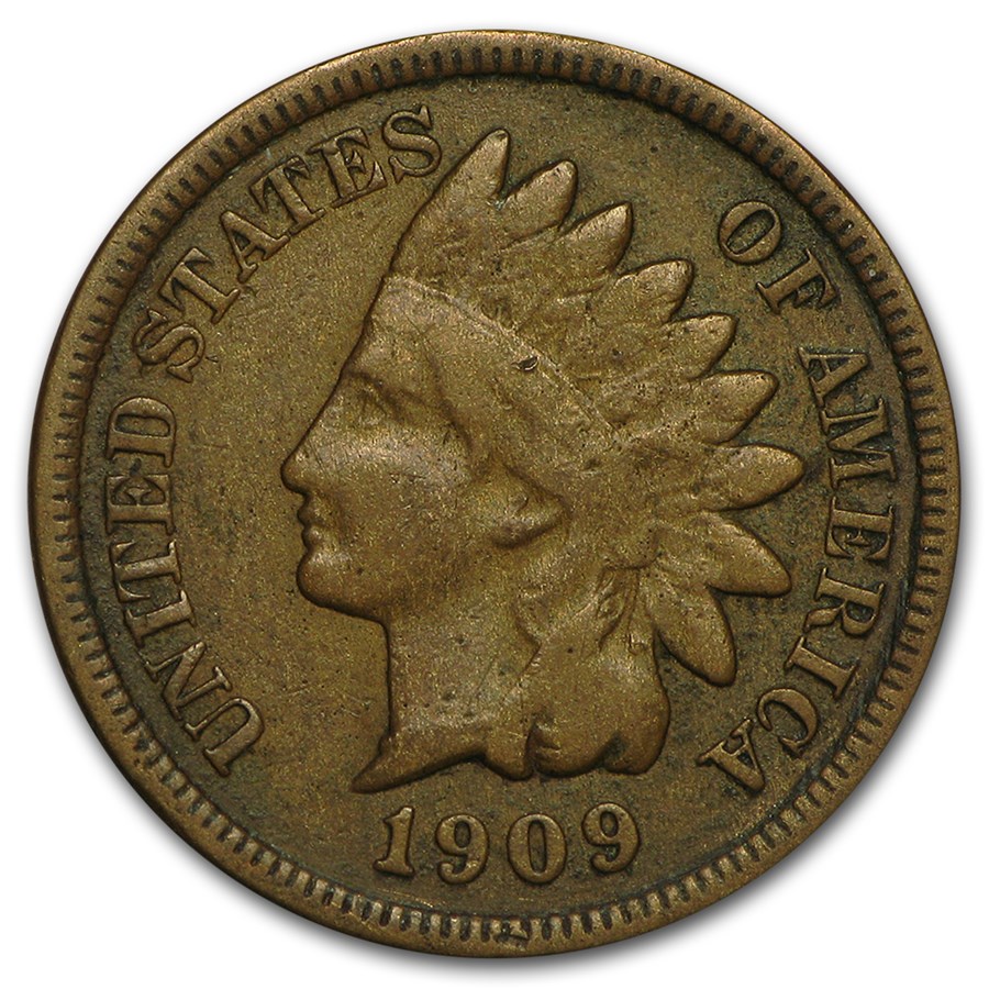 1909-S Indian Head Cent VG