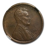 1909-S Lincoln Cent AU-58 NGC CAC (Brown)