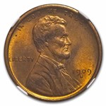 1909-S Lincoln Cent MS-65 NGC CAC (Red/Brown)