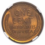 1909-S Lincoln Cent MS-65 NGC CAC (Red/Brown)