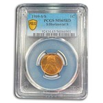 1909-S Lincoln Cent MS-65 PCGS (Red, S/Horizontal S)