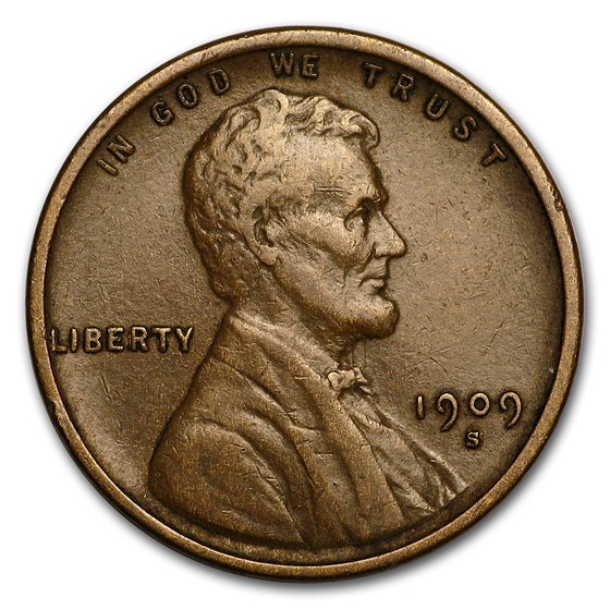 1909-S Lincoln Cent VF 1909-S Lincoln Cent VF