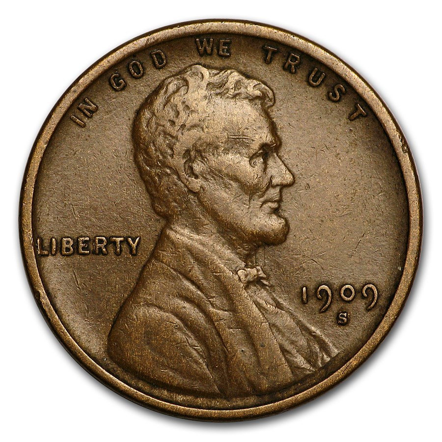 1909-S Lincoln Cent VF