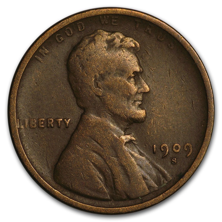 1909-S Lincoln Cent VG