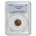 1909-S Lincoln Cent XF-40 PCGS