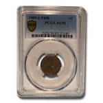1909-S VDB Lincoln Cent AU-50 PCGS