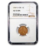 1909-S VDB Lincoln Cent AU-53 NGC