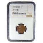 1909-S VDB Lincoln Cent AU-53 NGC