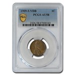 1909-S VDB Lincoln Cent AU-58 PCGS
