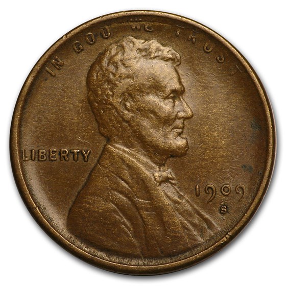 1909-S VDB Lincoln Cent AU 1909-S VDB Lincoln Cent AU