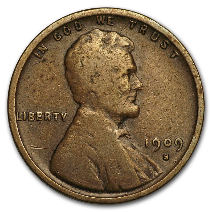 1909-S VDB Lincoln Cent Fine