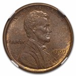 1909-S VDB Lincoln Cent MS-64 NGC (Brown)