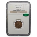 1909-S VDB Lincoln Cent MS-64 NGC CAC (Brown)