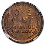 1909-S VDB Lincoln Cent MS-64 NGC CAC (Red/Brown)