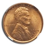 1909-S VDB Lincoln Cent MS-64 NGC (Red)