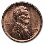 1909-S VDB Lincoln Cent MS-65 PCGS CAC (Red/Brown)