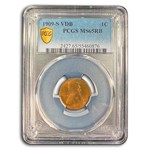 1909-S VDB Lincoln Cent MS-65 PCGS (Red/Brown)