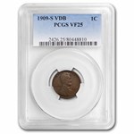 1909-S VDB Lincoln Cent VF-25 PCGS