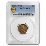 1909-S VDB Lincoln Cent VF-30 PCGS