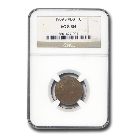 1909-S VDB Lincoln Cent VG-8 NGC