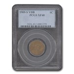 1909-S VDB Lincoln Cent XF-40 PCGS