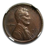 1909-S VDB Lincoln Cent XF-45 NGC (Brown)