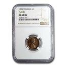 1909 VDB Lincoln Cent AU-58 NGC (DDO, Brown)