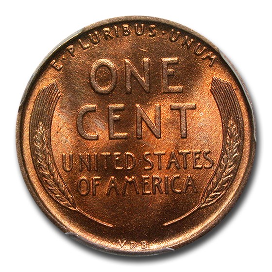 Buy 1909 VDB Lincoln Cent Doubled Die Obverse MS-65 PCGS (Red) | APMEX